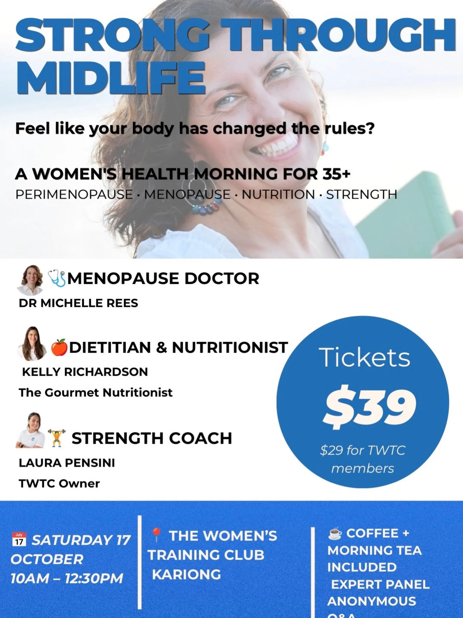 Feel like your body has changed the rules?

I&rsquo;m turning 40 this year and, honestly, I feel like there&rsquo;s suddenly a whole lot going on 😂 Hormones, energy, sleep, nutrition, strength&hellip; and a million different opinions about what we s