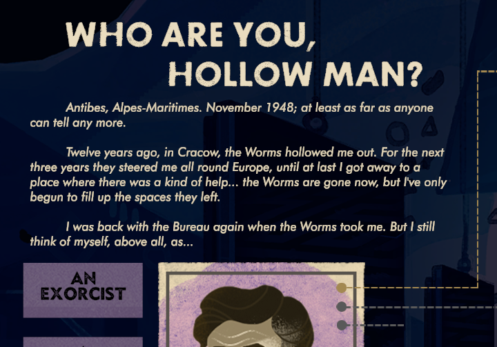 “Who Are You, Hollow Man?” A Travelling At Night Character Creation Guide