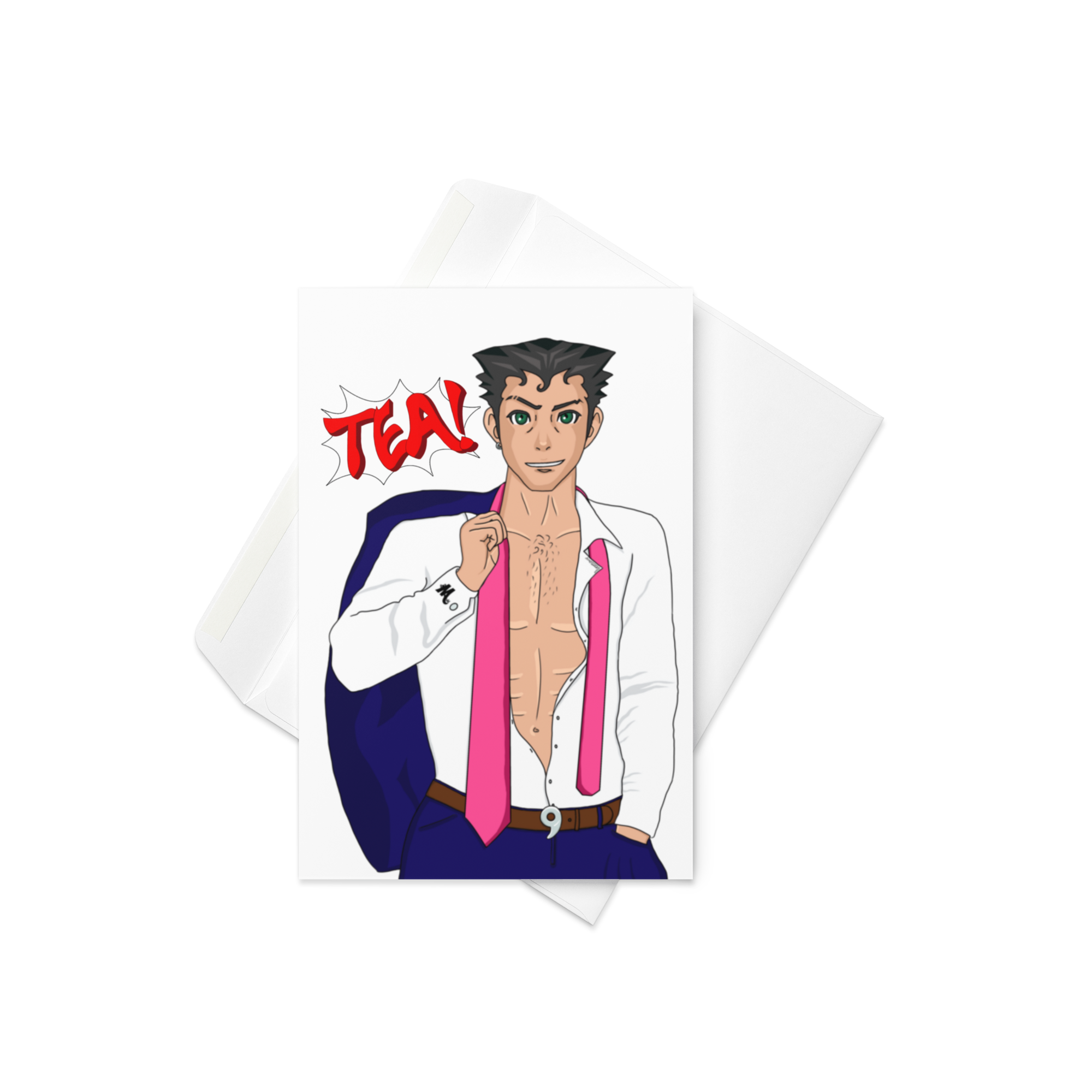 TEA! Yassified Nick Greeting Card