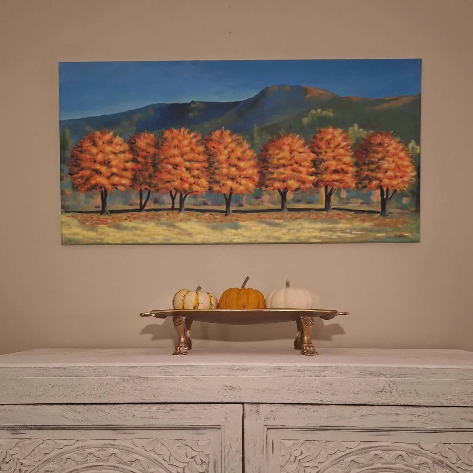 Kootenay Autumn Splendor,
20 X 40 in,
Acrylic on Canvas