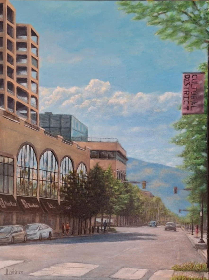 Will They Meet on Ellis Street, 24 x 18, acrylic on Canvas