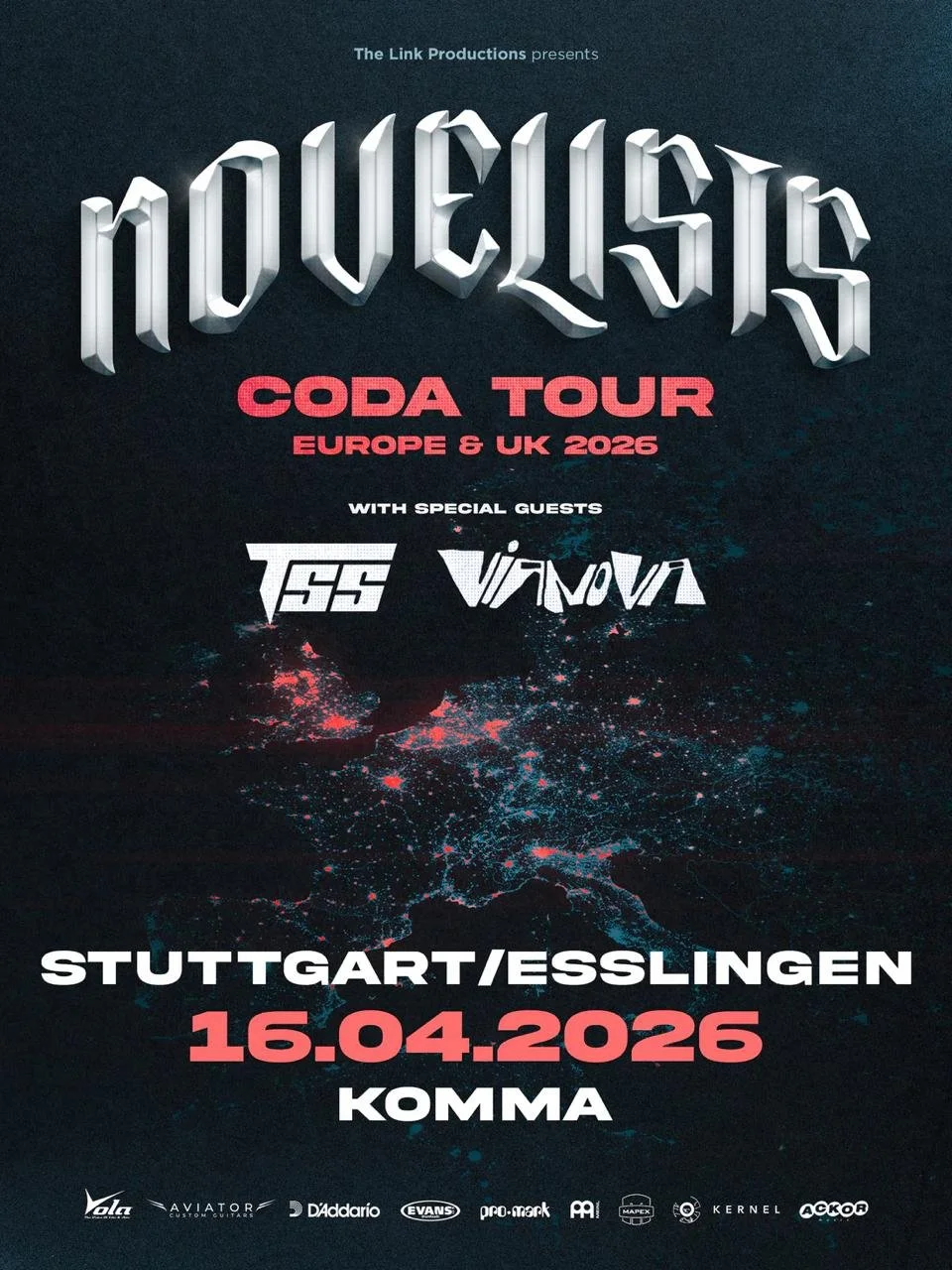 NOVELISTS „Coda Tour“ + TSS + Vianova
