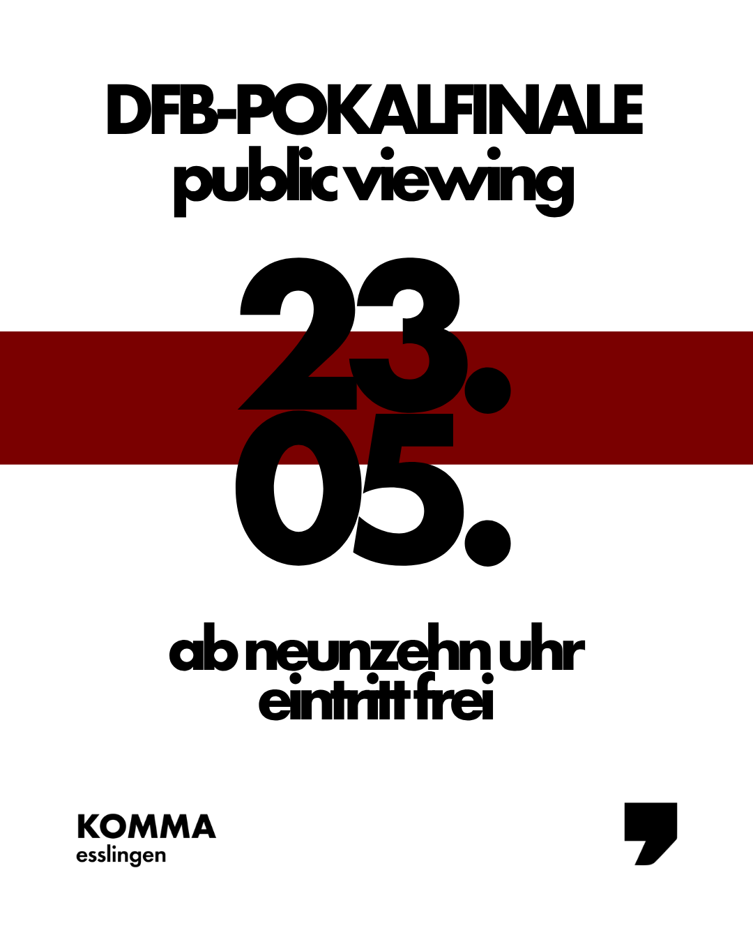DFB-POKALFINALE – PUBLIC VIEWING