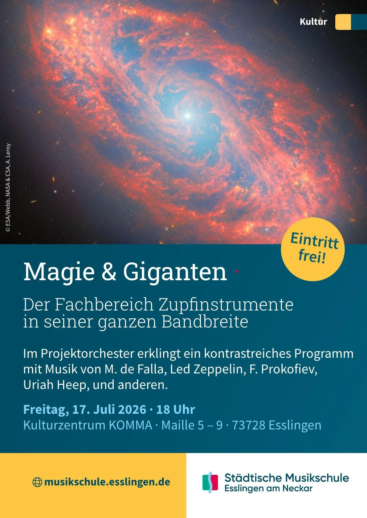 Konzert des Fachbereichs Zupfinstrumente