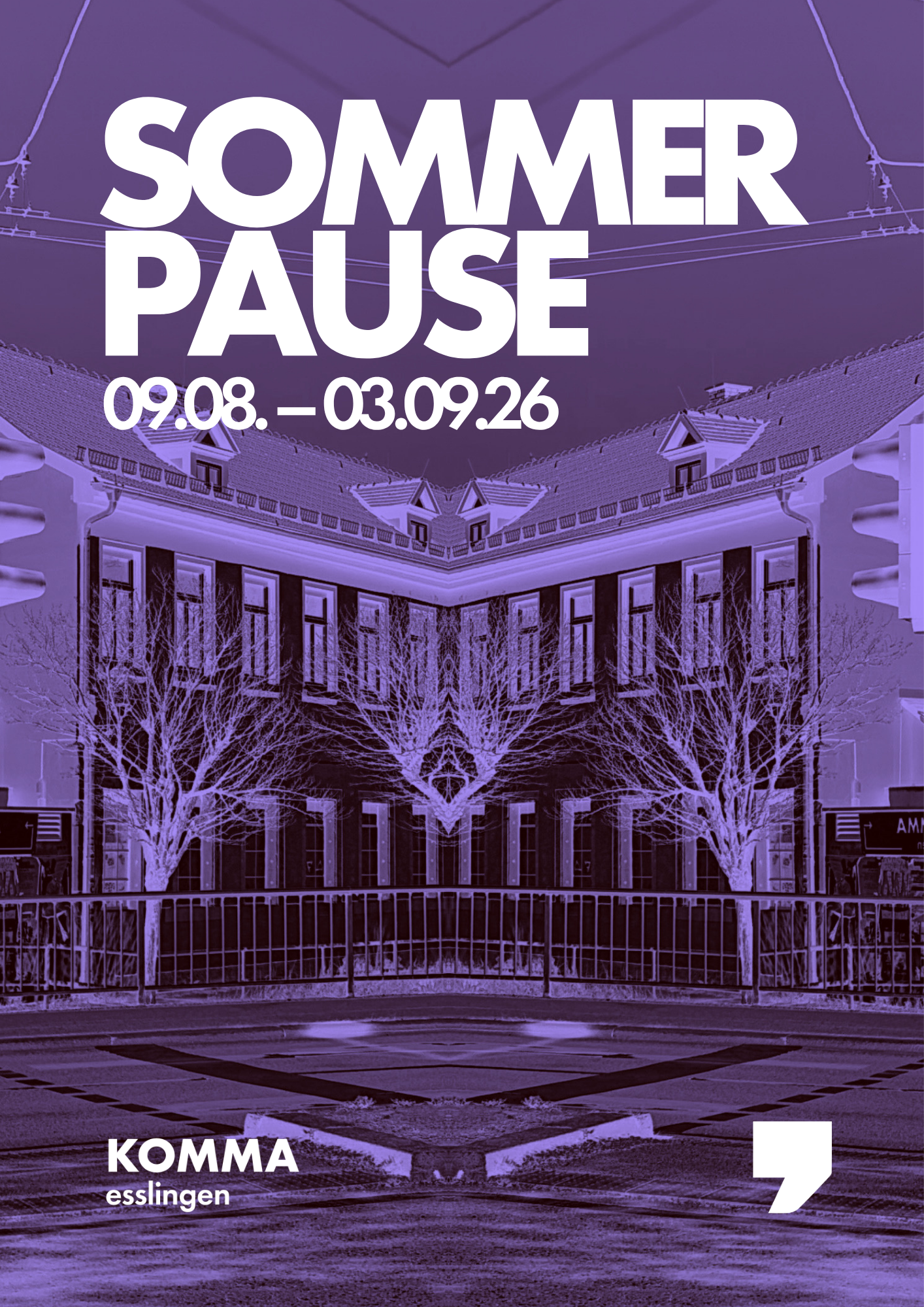 SOMMERPAUSE KOMMA &amp; CAFÉ-BAR