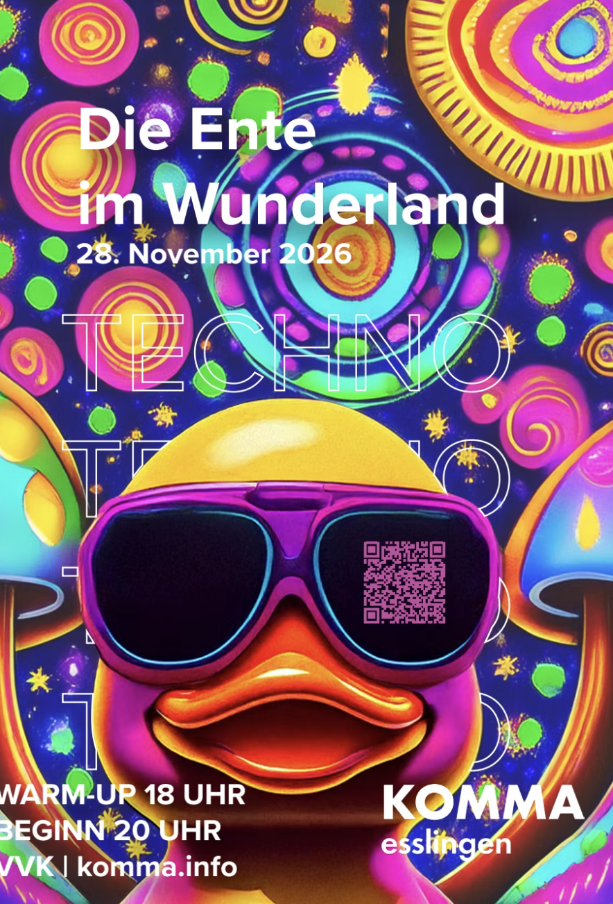 Die Ente im Wunderland