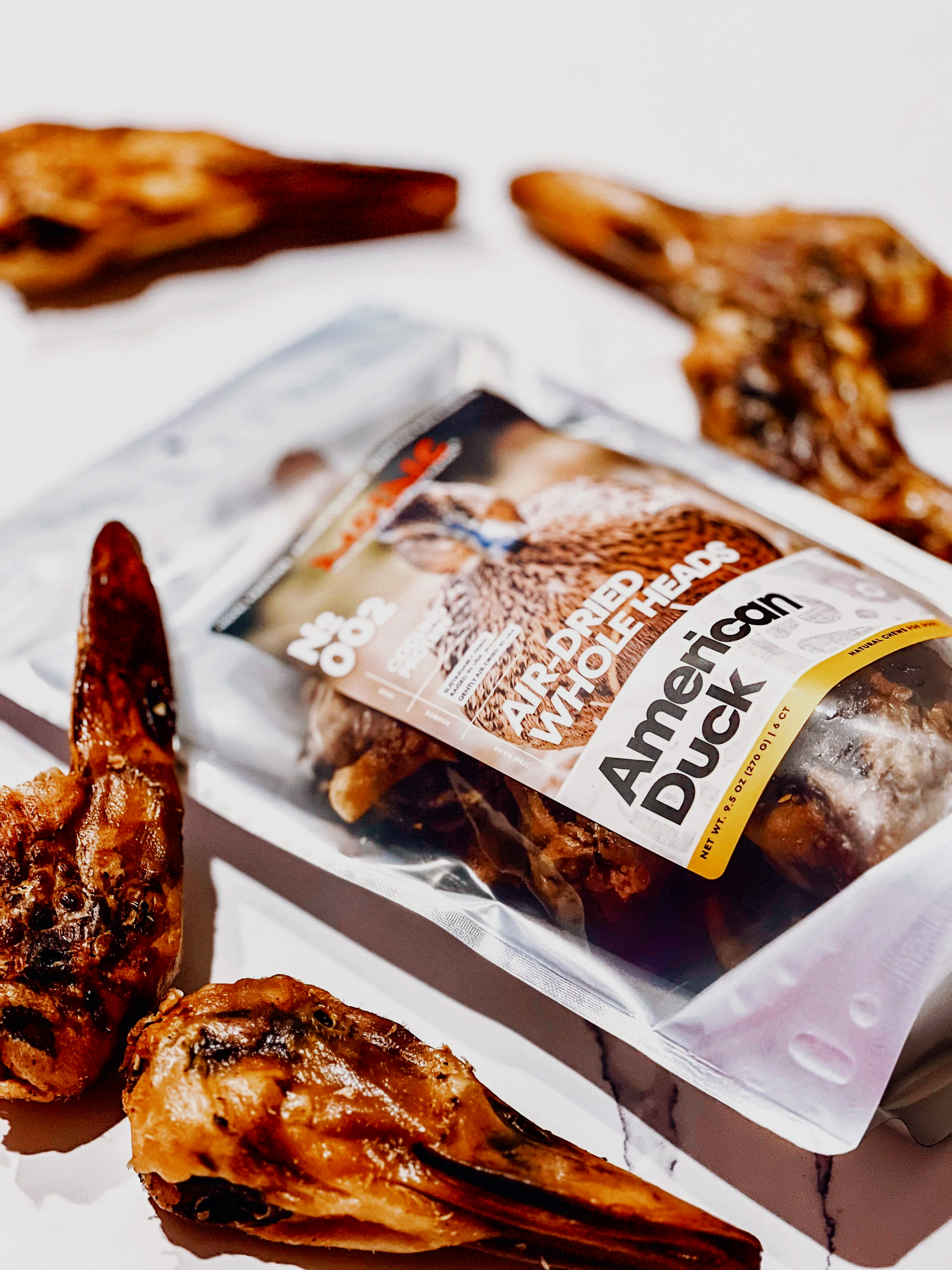 M+ Air-Dried American Duck Heads, 6 ct