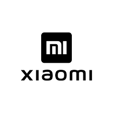 Xiaomi logo with black square and stylized white 'mi' symbol above the word 'Xiaomi' in lowercase black letters.