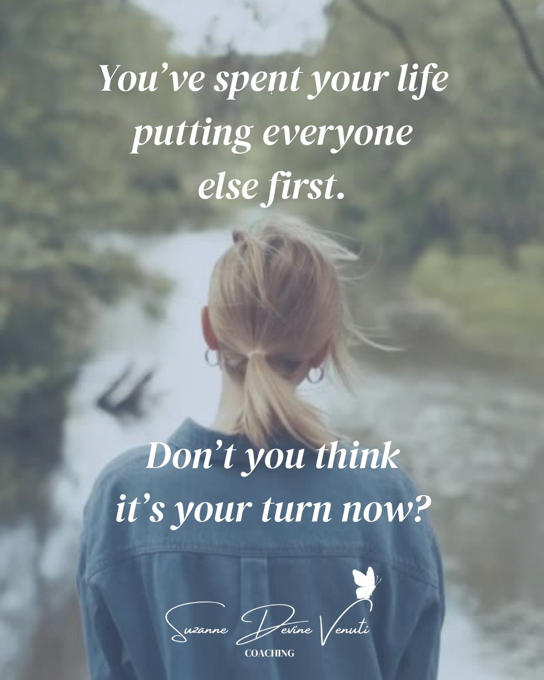 You&rsquo;ve bent over backwards long enough.

Now it&rsquo;s your turn.

Put yourself first - no explanation, no guilt.

Say no.

Change your mind.

Order takeout.Lol

Whatever puts YOU back on your own damn list.

What&rsquo;s one way you&rsquo;re 
