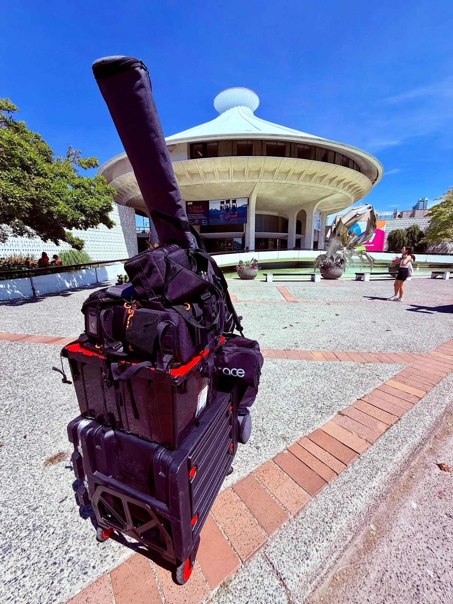 It&rsquo;s gonna be a hot night at the squirty crab shack tonight at @spacecentreyvr for July&rsquo;s @vancouver_ai meetup! 

I love getting to haul my event tech in and curate the digital portion of each night with so many amazing humans in all circ