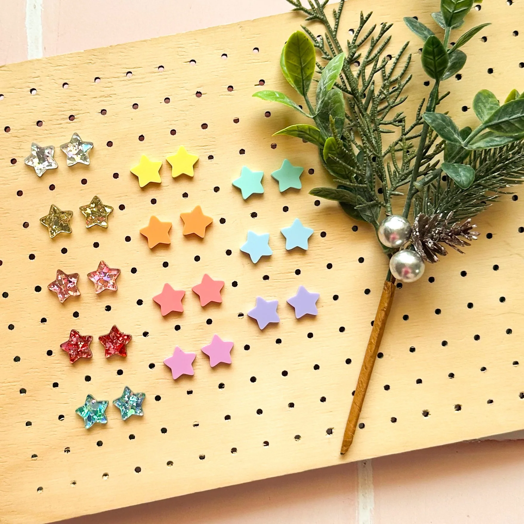 Christmas Star Studs