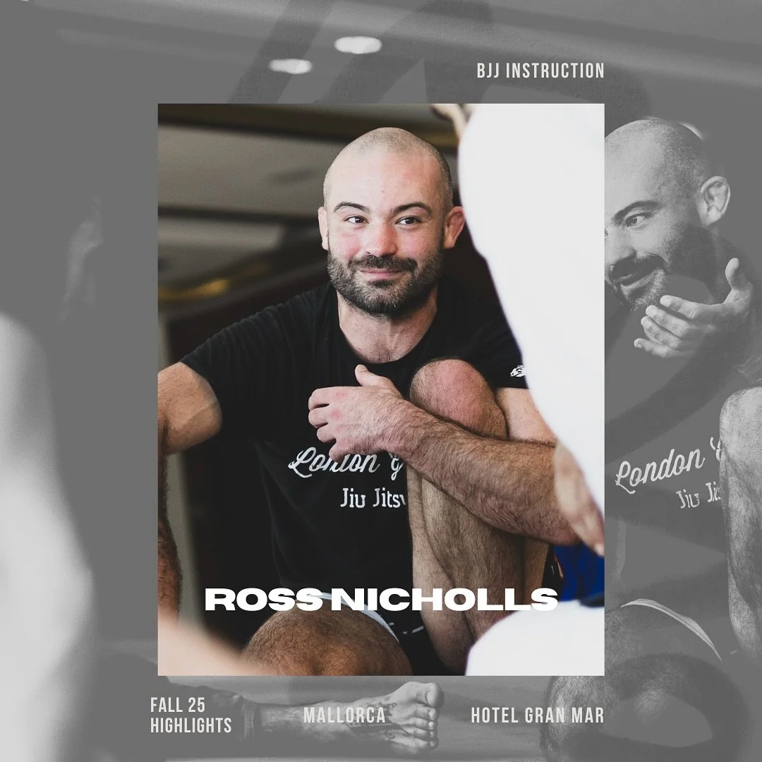 Fall highlight: Ross Nicholls, one of Europe&rsquo;s elite grapplers and a technician people study worldwide.
Ross teaches with precision, patience and a level of detail that&rsquo;s hard to find, the kind of instruction that changes how you approach
