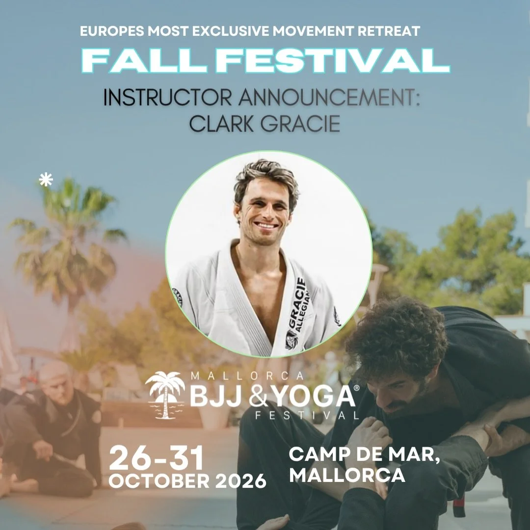 We are beyond excited to announce that @clarkgracie will be joining us at Fall Festival 2026, leading jiu jitsu seminars across the week at Camp de Mar.
If you know, you know. If you don&rsquo;t, look him up. Then book your ticket. 🧡

This is what w