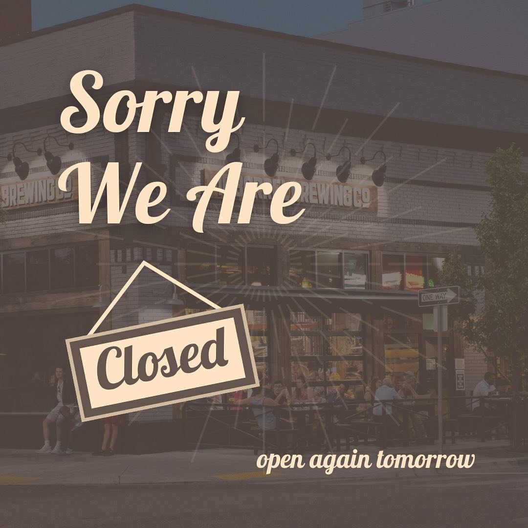 We are closed to do some renovation work today, but will be open as usual tomorrow #closedforrenovations
