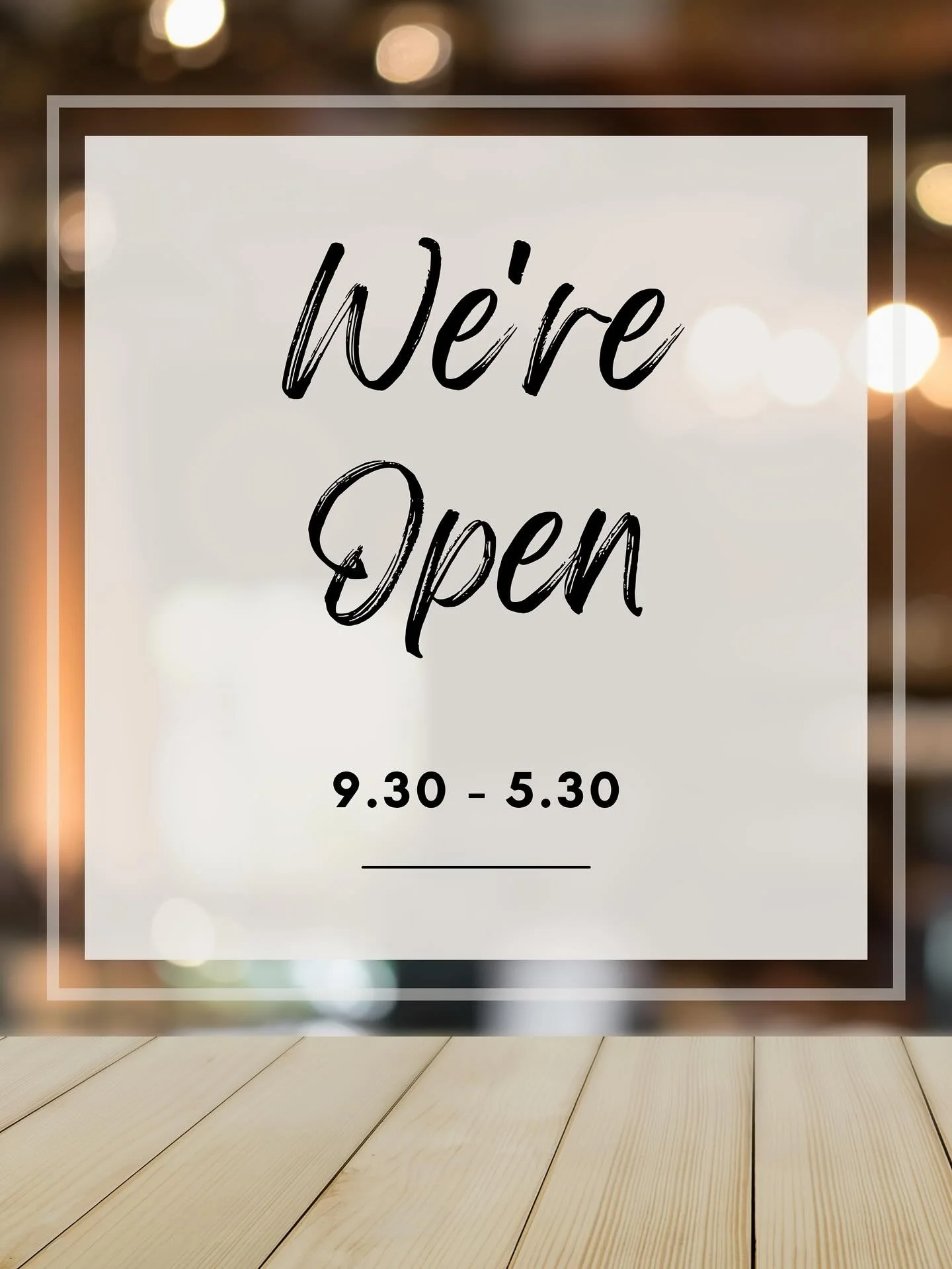 After a wonderful few days away, we are back open today, usual hours 9.30-5.30. Come@by and say hi! #weareopen #backfromholiday #usualopeninghours