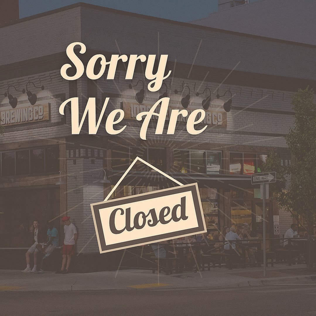 Unfortunately, due to unforeseen circumstances we will be closed today. Open again tomorrow #closedtoday