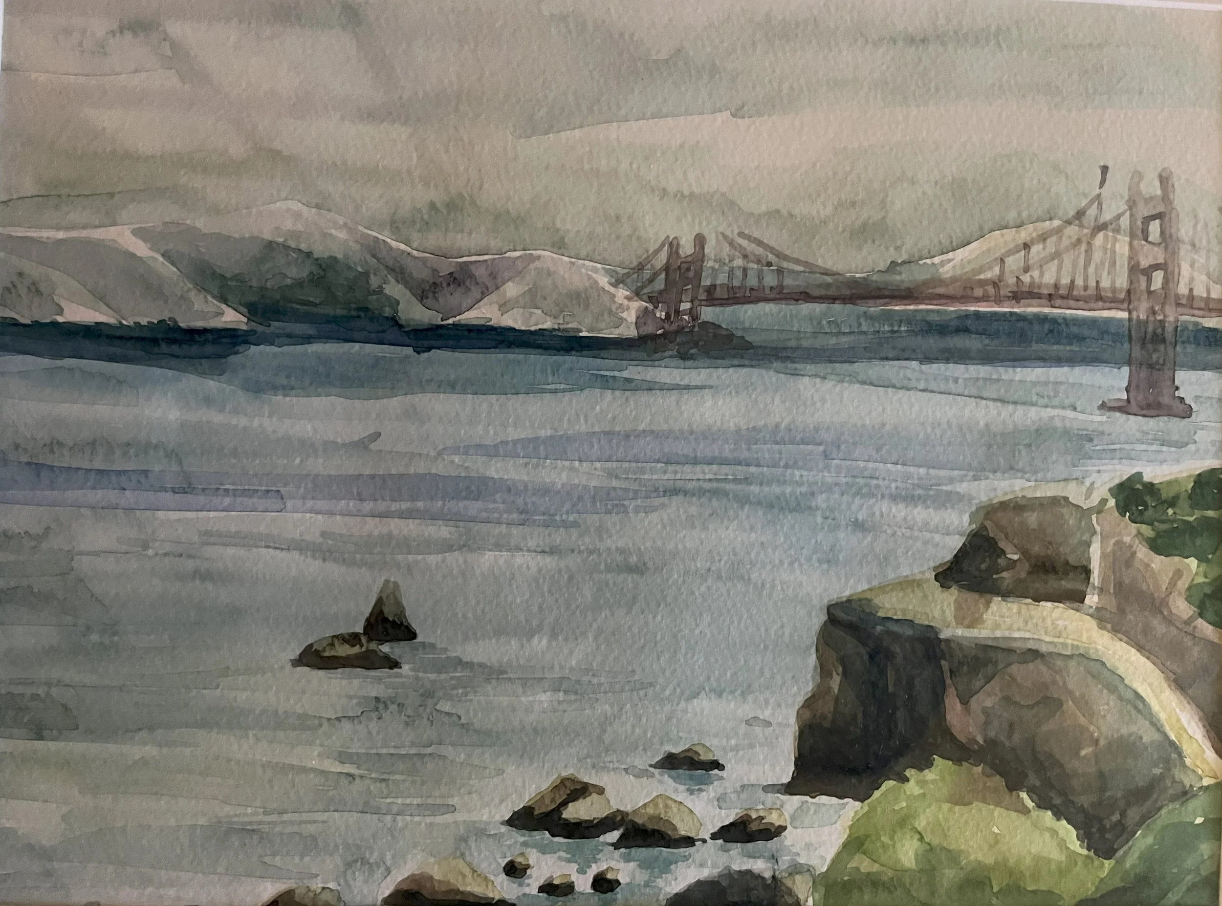 1996 Water color on paper 9"x12" (22.86x 30.48 cm)