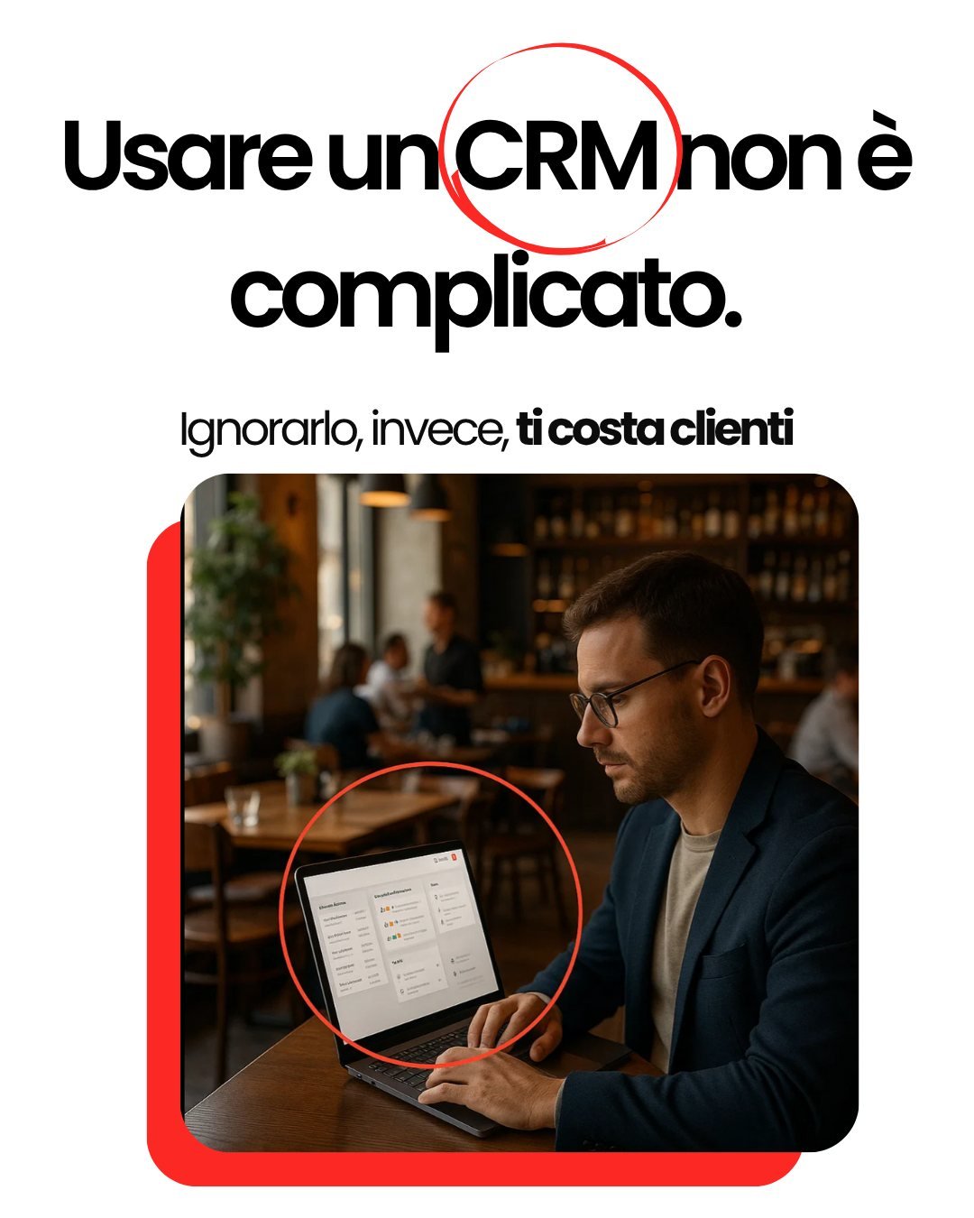 📊 Ristoranti e CRM: un&rsquo;arma poco usata
Un CRM non &egrave; solo per le grandi catene.
&Egrave; per chi vuole sapere chi ordina, quanto spende e quando torna.
🎯 Vuoi clienti fedeli o solo fortunati?
#CRM #marketingristorazione #automazione #ri