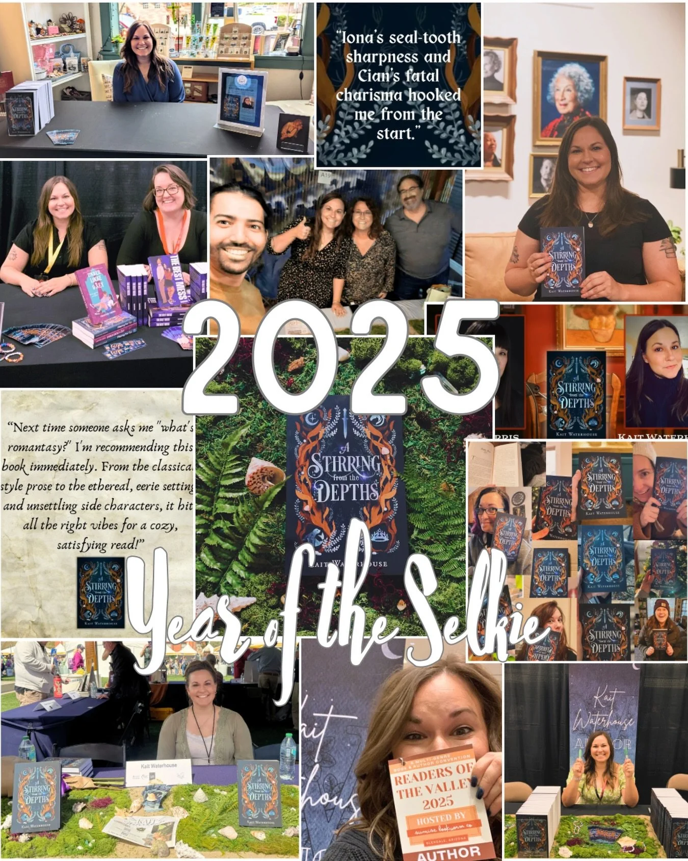 2025 has been full of bookish adventures! I attended seven signing events where I met so many amazing readers and fellow authors I thought my heart was going to explode from joy. I was interviewed for a podcast, and my debut novel was splashed across