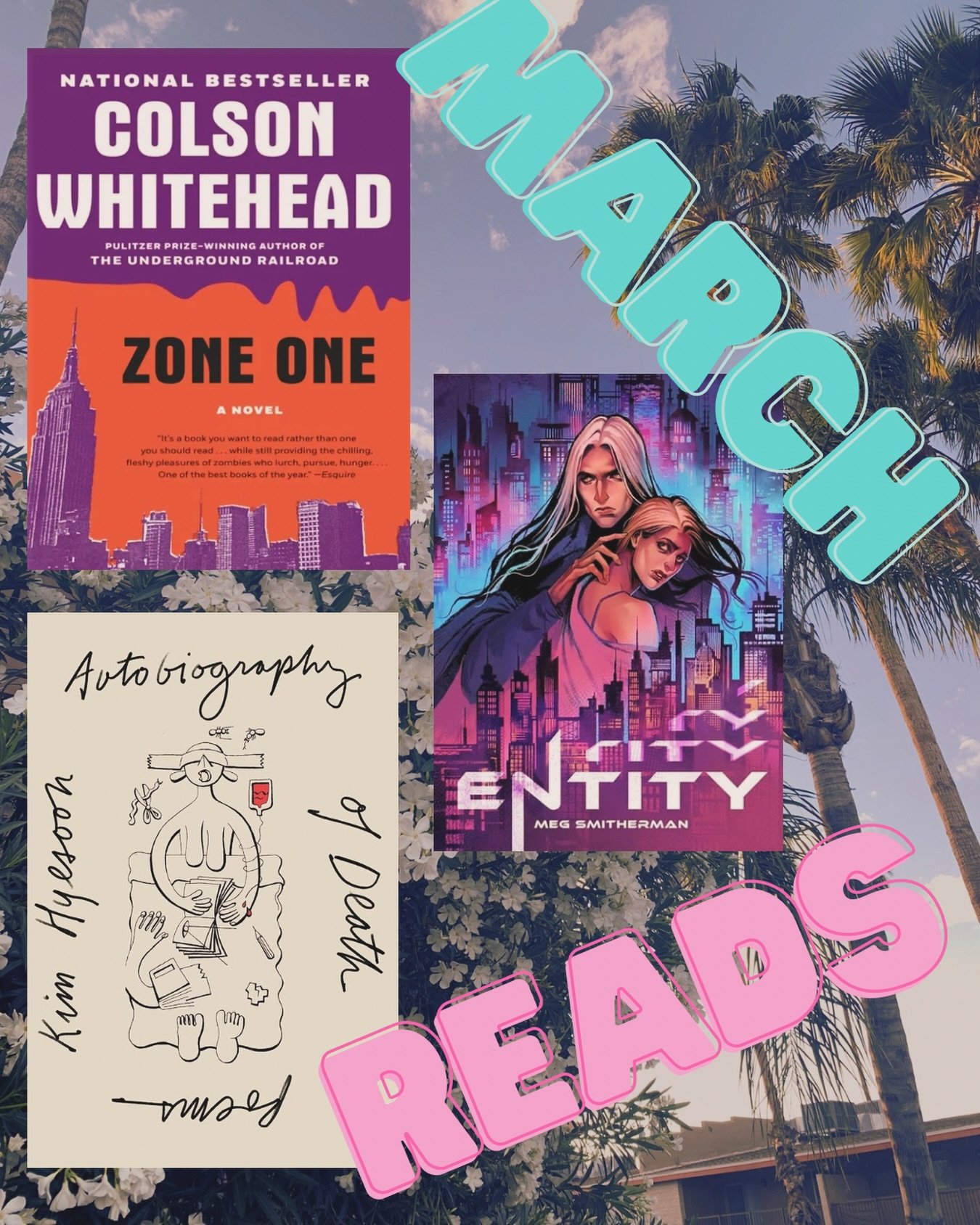 I think I read one more novel in March, but I&rsquo;m drawing a blank!! I&rsquo;ve read 5 Colson Whitehead novels since January. Currently reading The Underground Railroad, after that I&rsquo;ll start Nickle Boys. It&rsquo;s really interesting readin