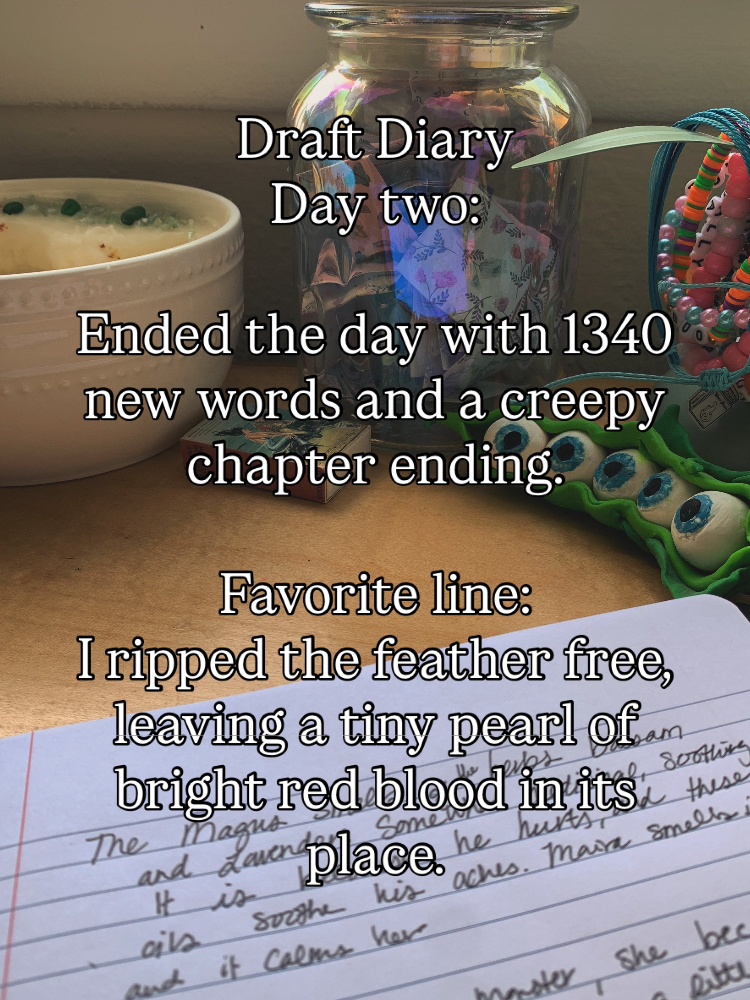 Cooking with fire now!! 

(I&rsquo;m posting a day after the fact just in case inspiration strikes in the evening.) 
As far as a new routine goes, I&rsquo;d love to have set times that I dedicate to writing but currently I&rsquo;m more excited by a d