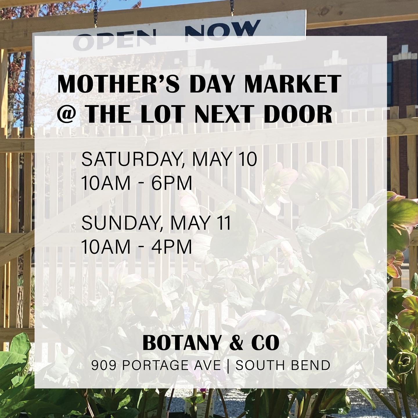 You know what Mom really wants&hellip; plants &amp; flowers of course! 

This weekend we&rsquo;re pulling out all the stops to celebrate the mother figures in our lives! The Lot will be open and alive with local artisan market vendors, a curated sele