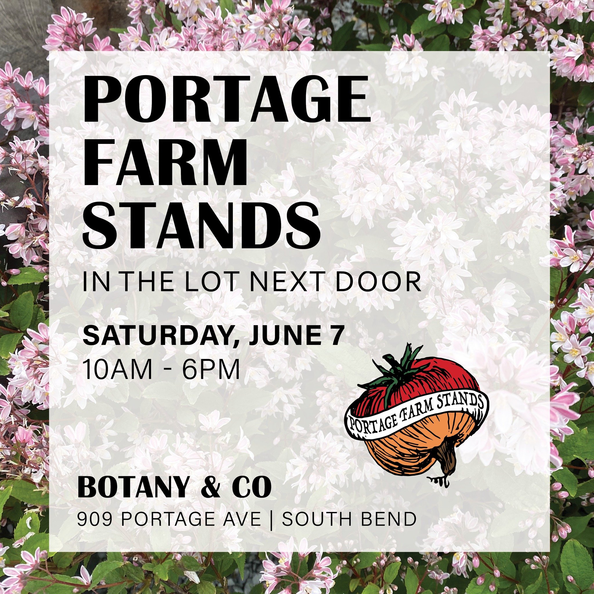 🌸 We&rsquo;re excited to welcome you back for the fourth week of Portage Farm Stands in The Lot Next Door and we thought you might enjoy a peak at some of the local products you can expect to discover and enjoy. These are just the highlights - stop 