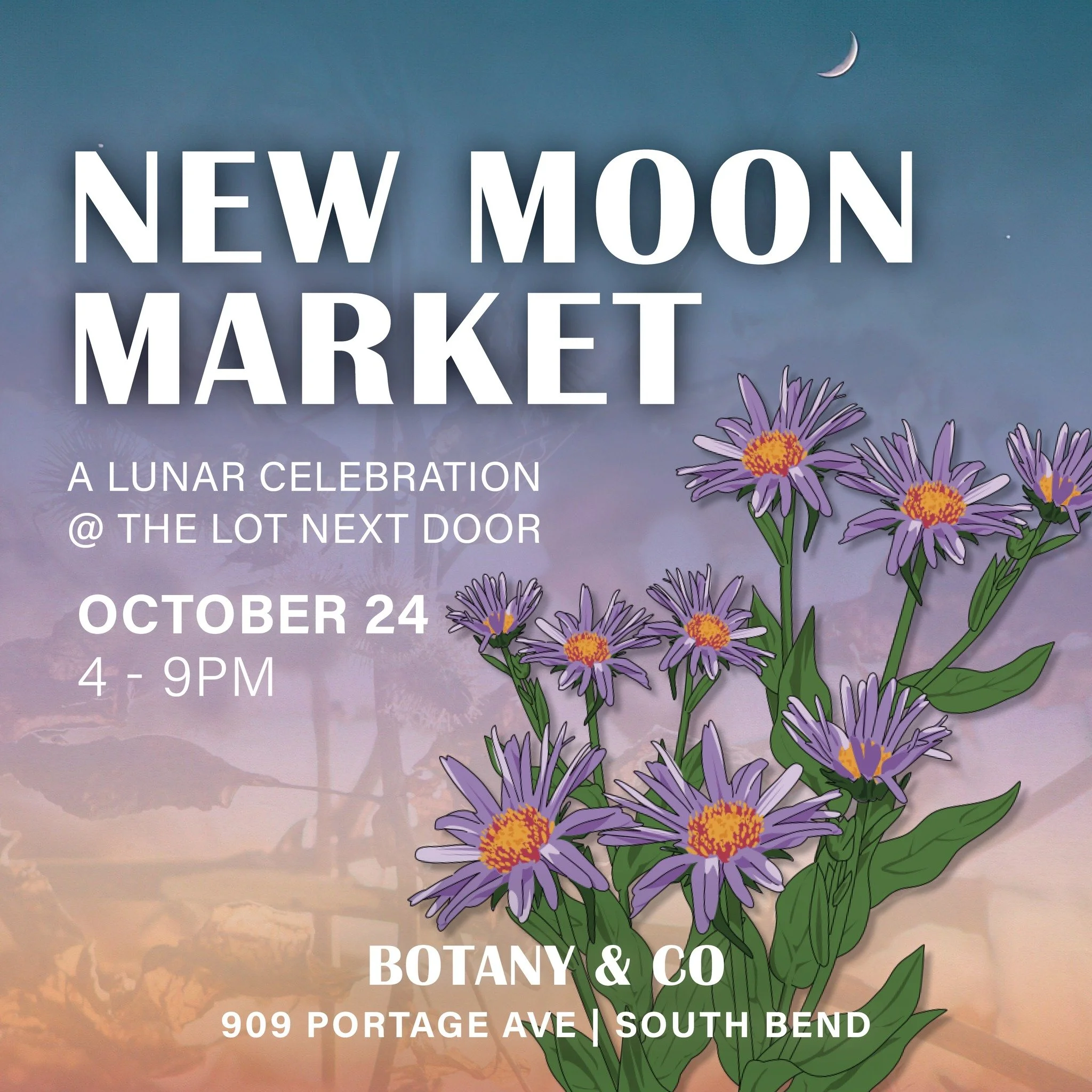 Join us for our next maker market celebrating the new moon and spooky season! Sip on a non-alcoholic cocktail while you have a tarot reading or pick out a creepy doll head planter for your Halloween decor. We'll have vendors and crafters bringing the