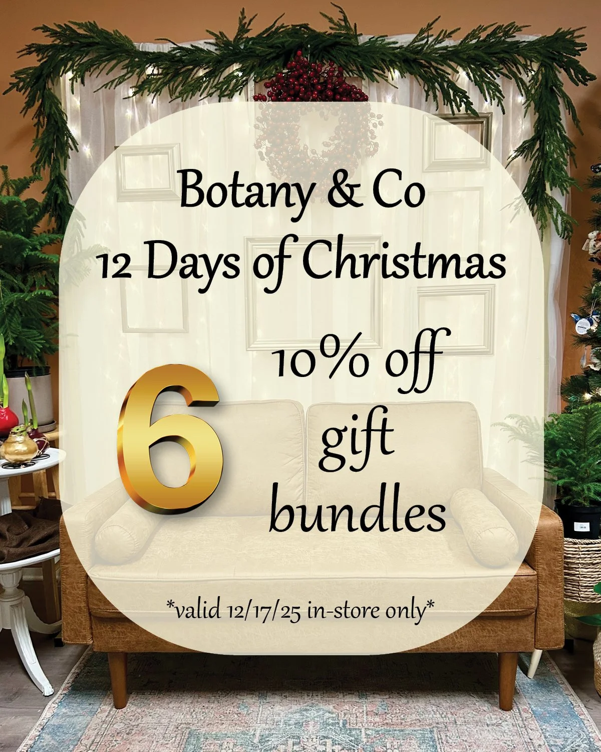 🎄 Botany &amp; Co&rsquo;s 12 Days of Christmas! 🎄

DAY SIX - Our grab-and-go gift bundles are 10% off today &mdash; beautifully curated, themed boxes ready for anyone on your list. Simple, thoughtful, and an easy win. In-store only.

#twelvedaysofc