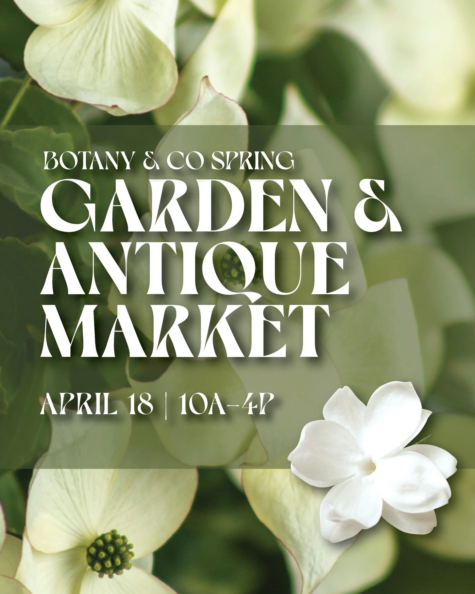 The first market of the green season is almost here! 🎉

Our Spring Garden &amp; Antique Market marks the beginning of spring and the season opening of The Lot Next Door. We have an amazing line up of makers and antique vendors ready to bring you han