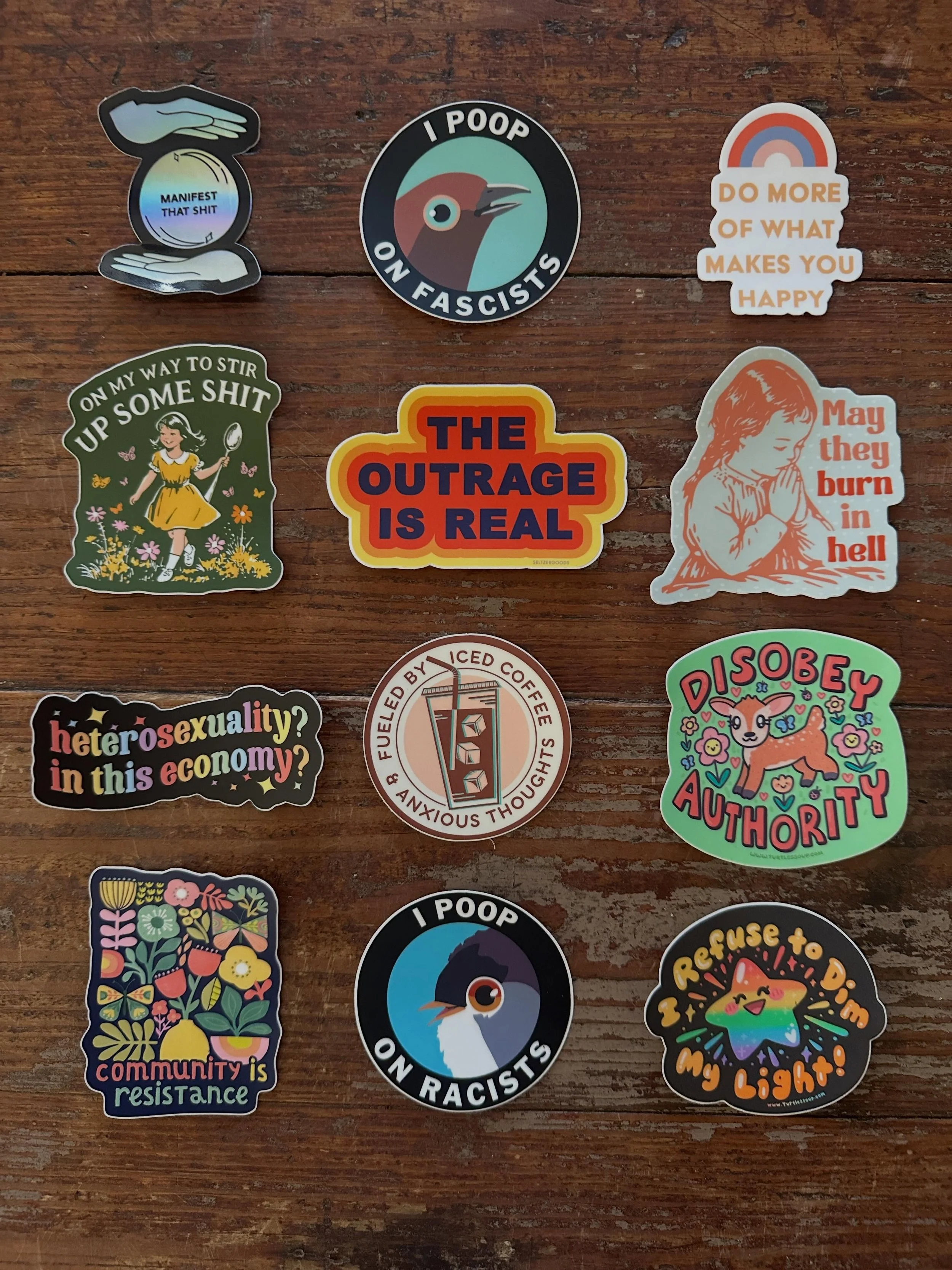 Happy No Kings Day! Vote early. It&rsquo;s a beautiful day for a protest. Make your voice heard. 

Stop by the Shop for a healthy dose of joy, rest, solidarity, and community this weekend. 

Today&rsquo;s counter collections are a love letter to the 