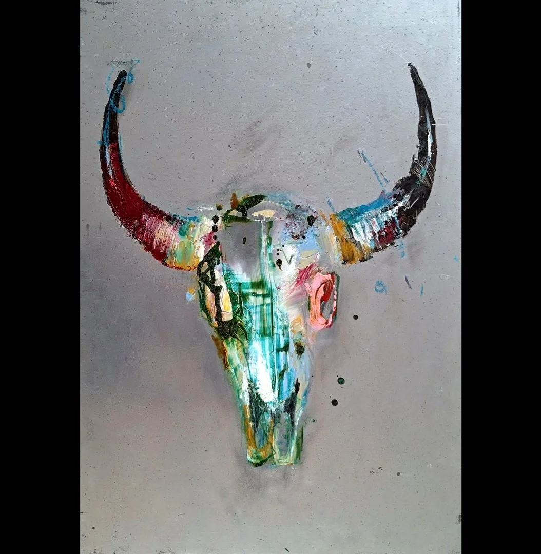 Skull on Metal
