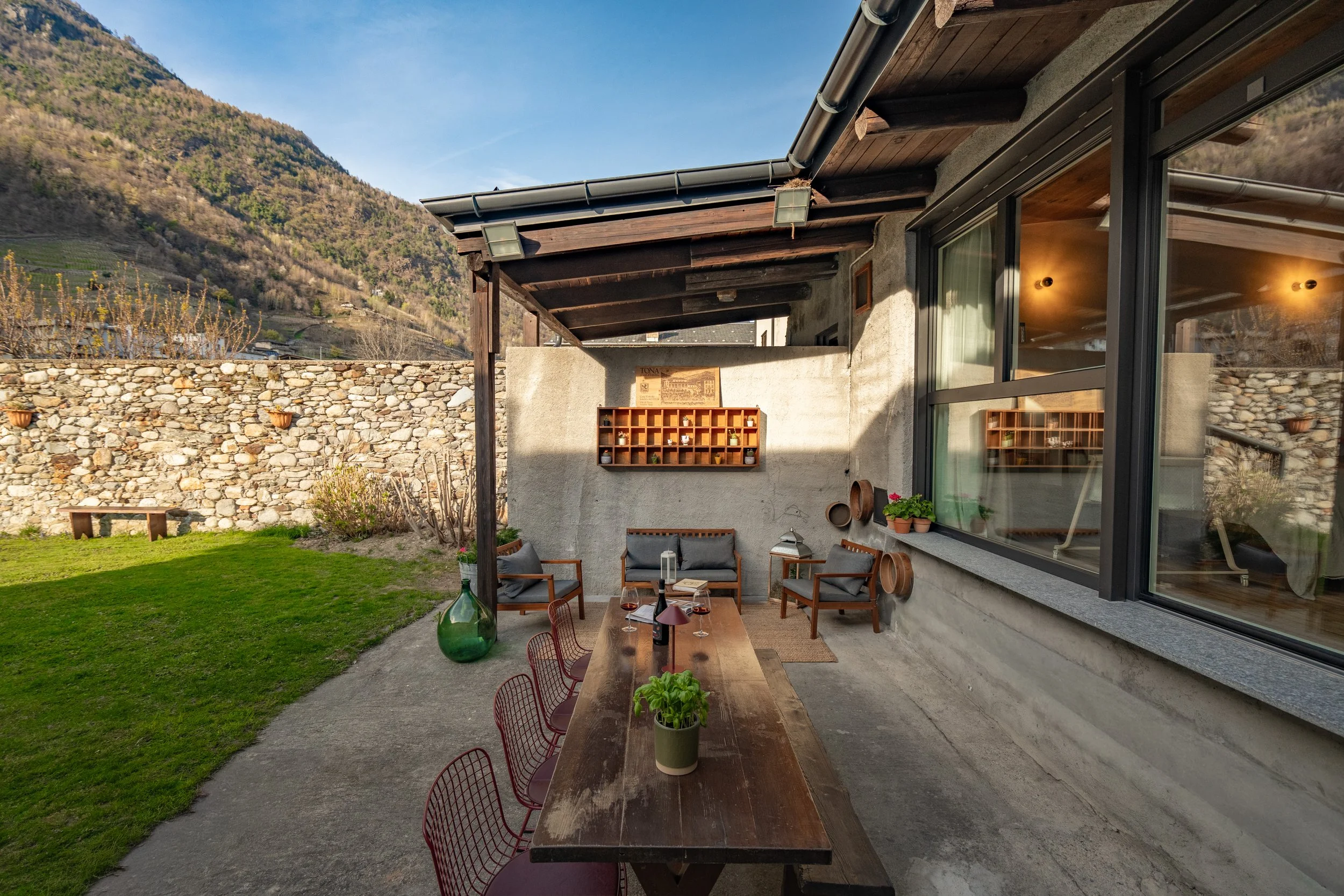 Patio per istanti all'aperto