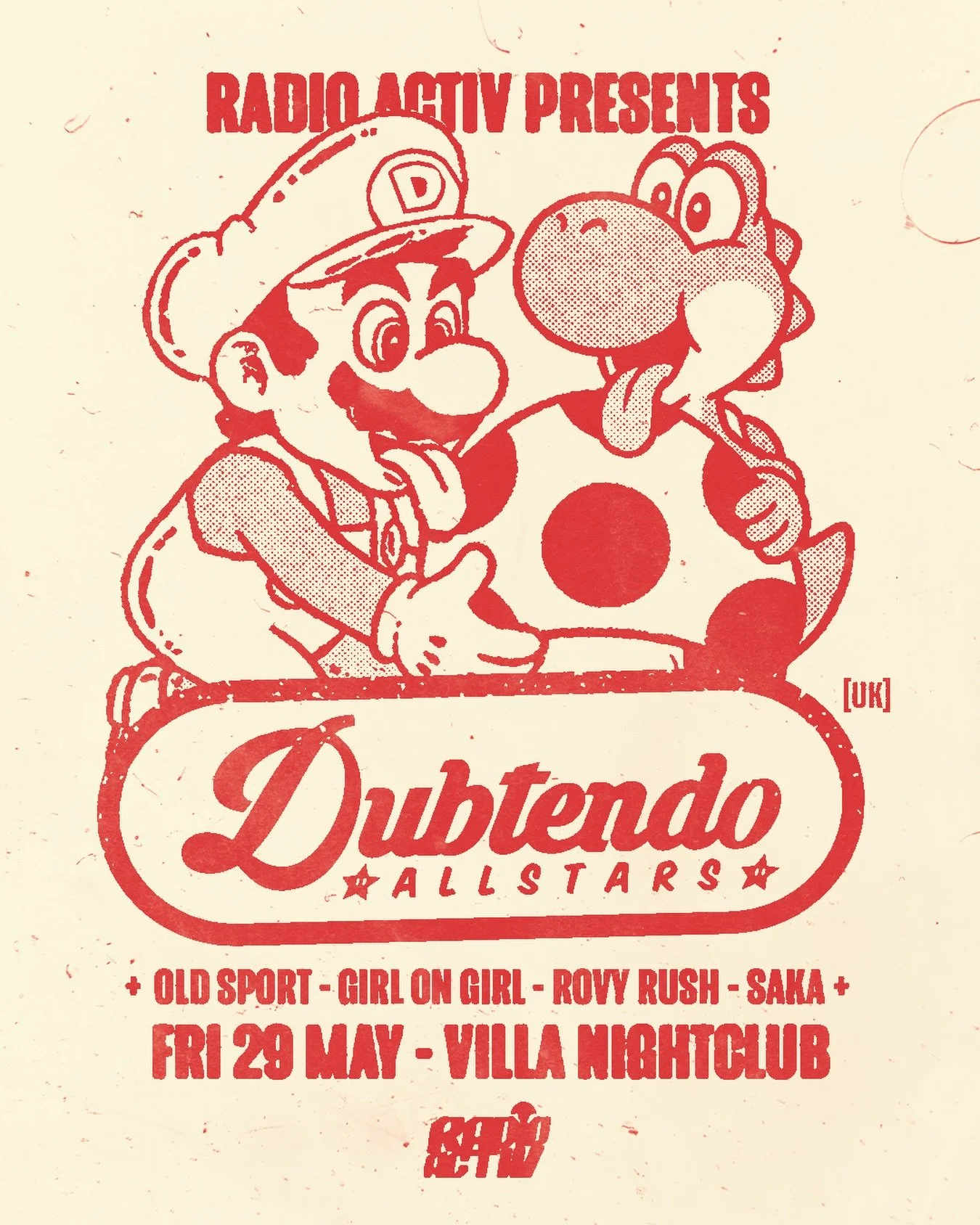 @oldsport.mp3 alongside royalty of the Mushroom Kingdom @dubtendo_uk 🍄🍄