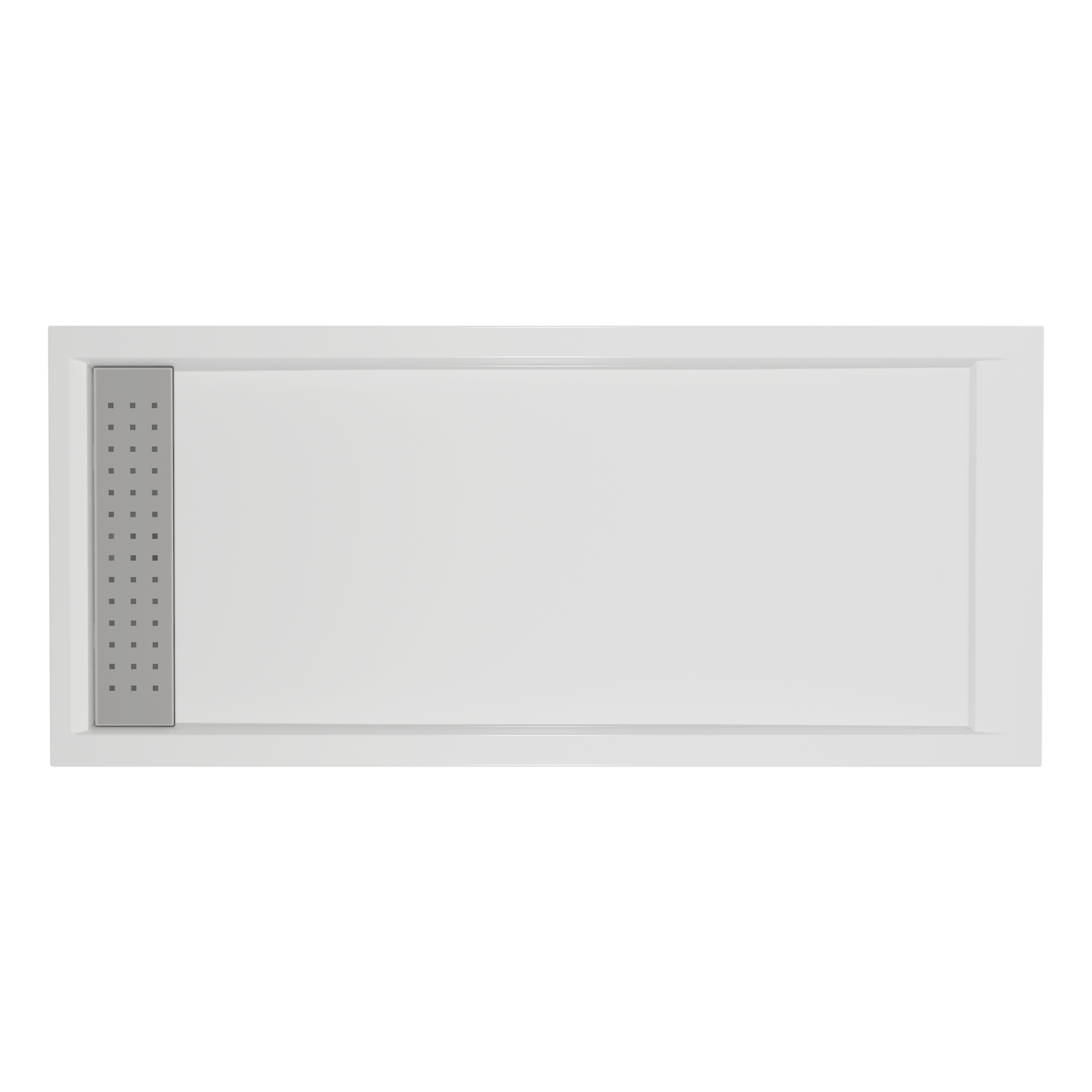 Shower tray, rectangular - acrylic, including waste cover. Sanitary ware manufacturers. Sanitary ware suppliers . Sanitary ware wholesale Oem