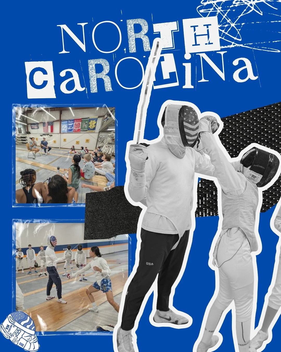 A short yet very sweet few days in North Carolina 🩵💙

Appreciate everyone that came out to join us and put in the work this weekend at the beautiful @forge.fencing facility in Durham. 

🗓️ Up next: masterclasses in San Francisco over Thanksgiving 