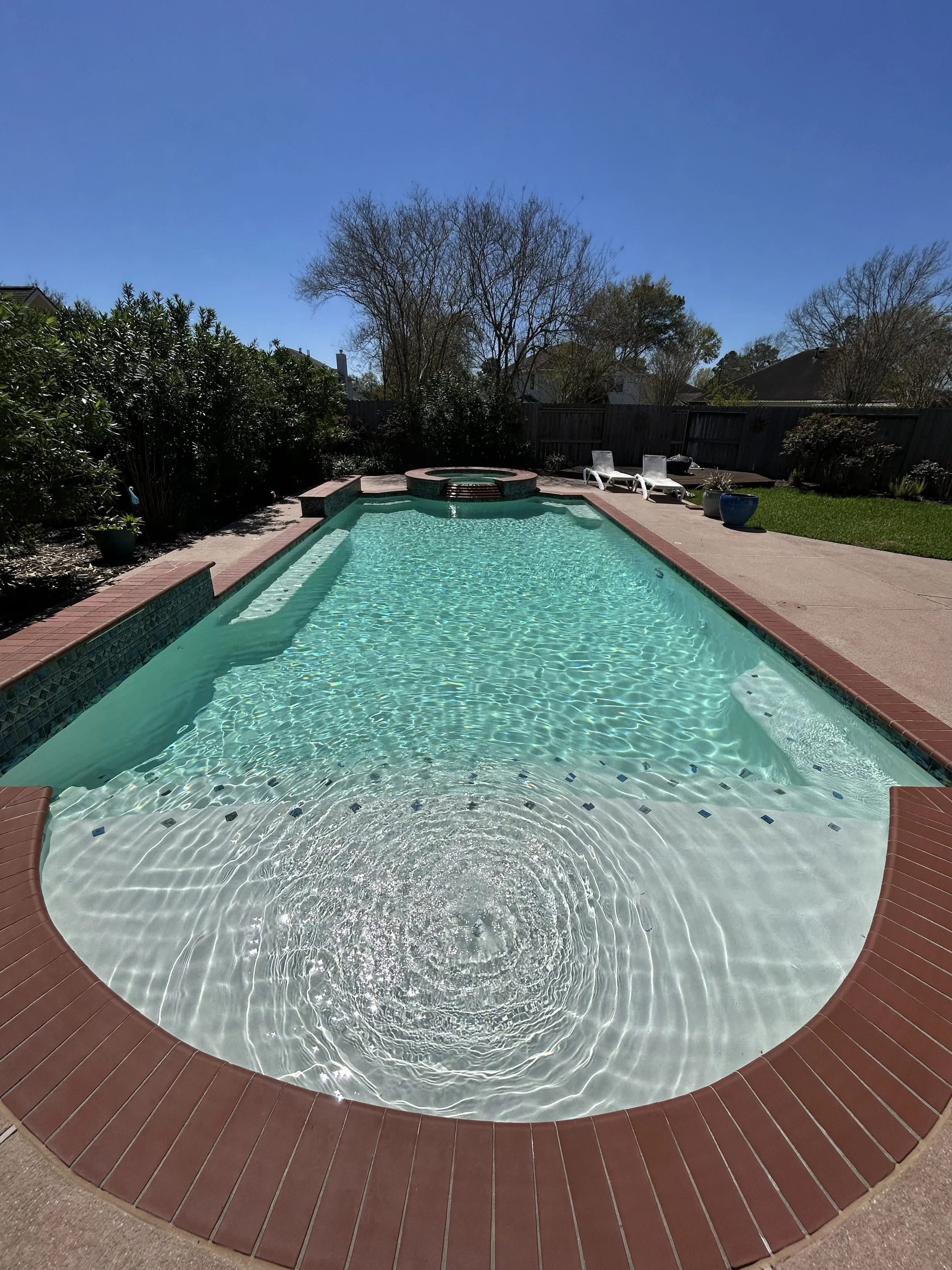 League City pool plaster remodel