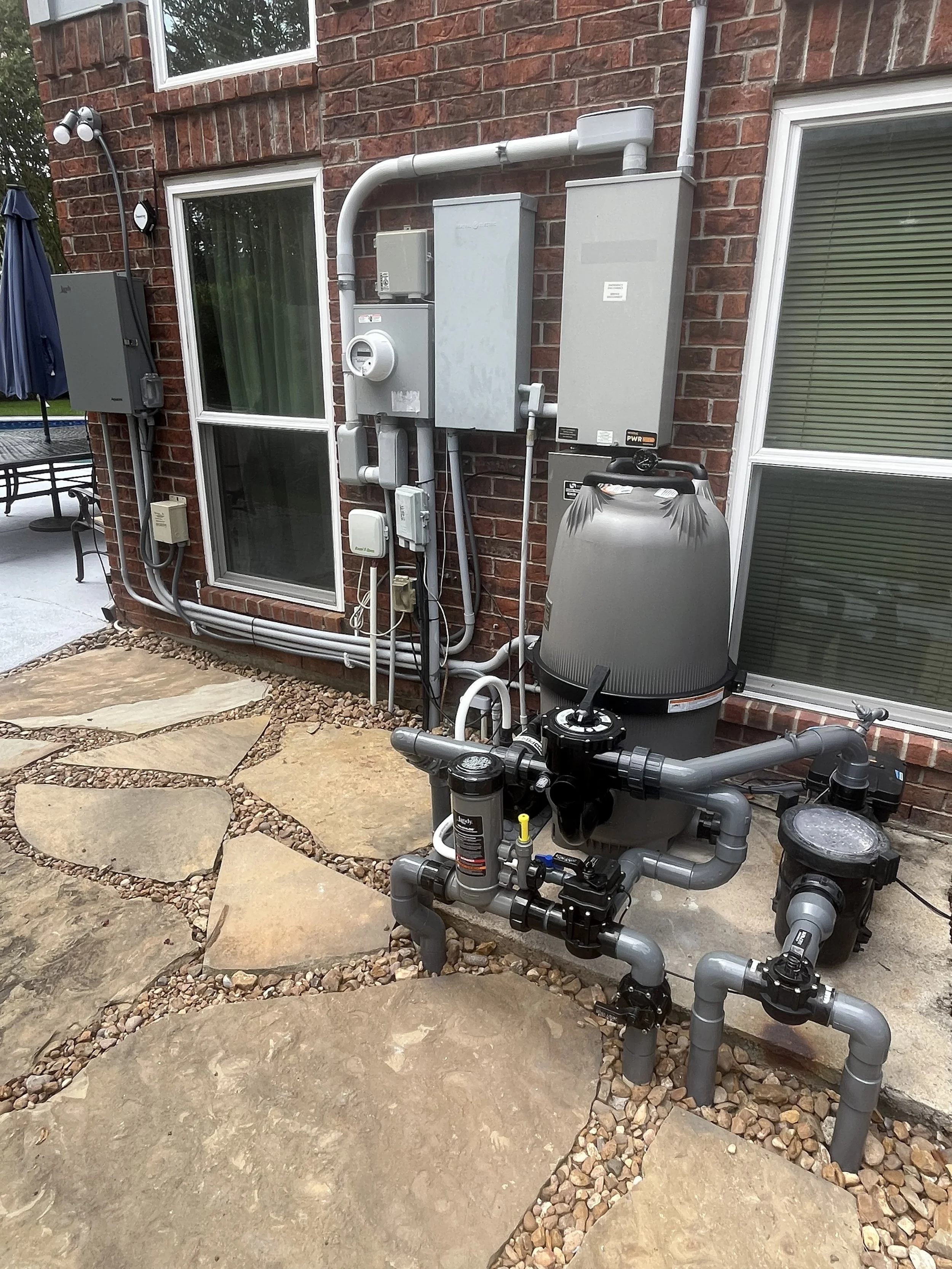 Updated equipment pad and electrical panel