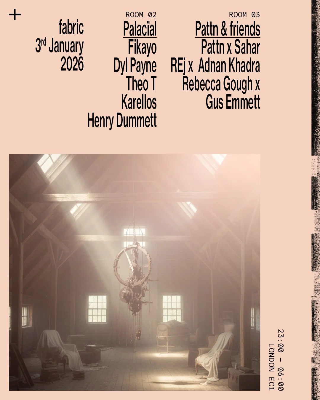 Palacïal: Fabric Room 2 All Night Long 03/01/2026
