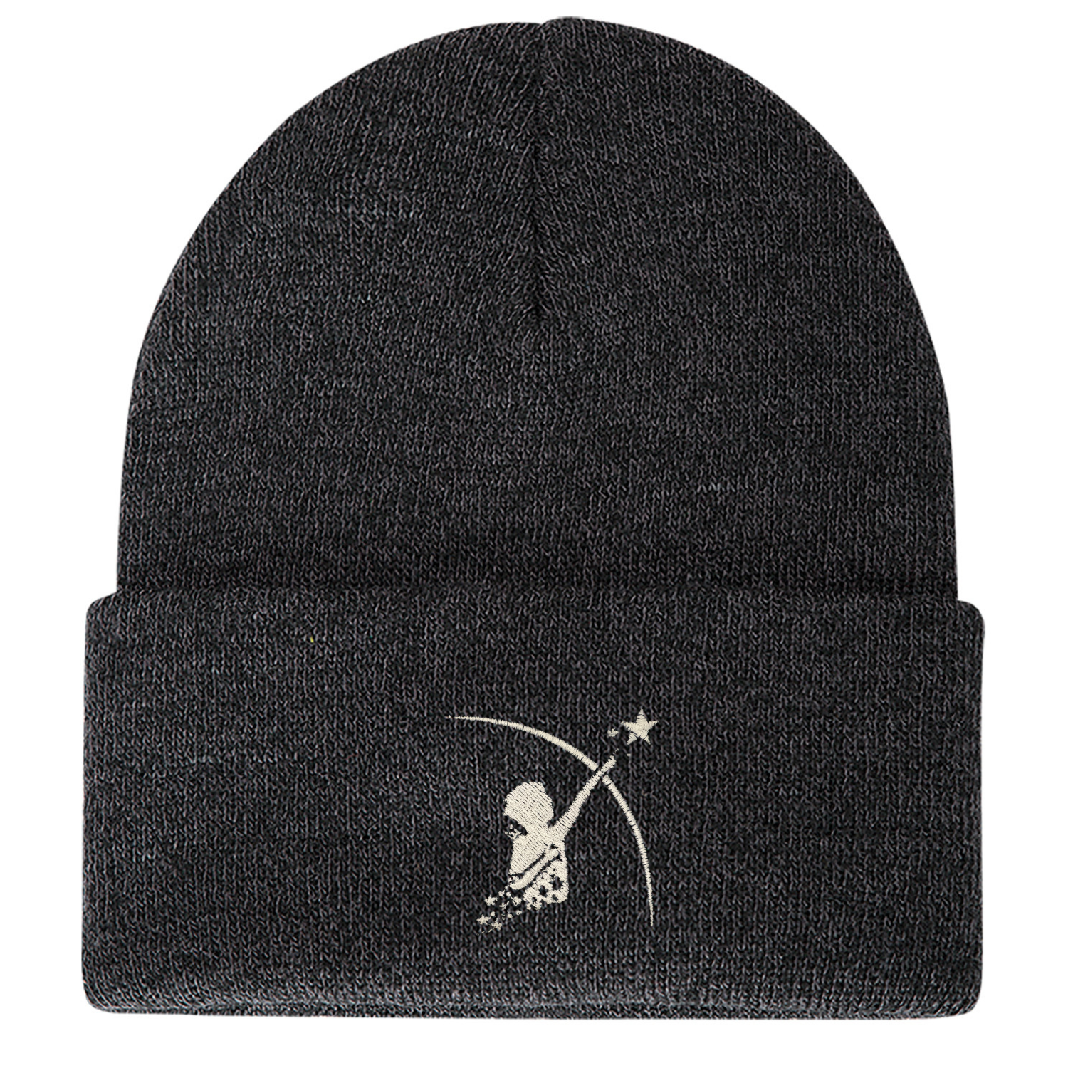 Adult Toque - Heather Black - Front.png