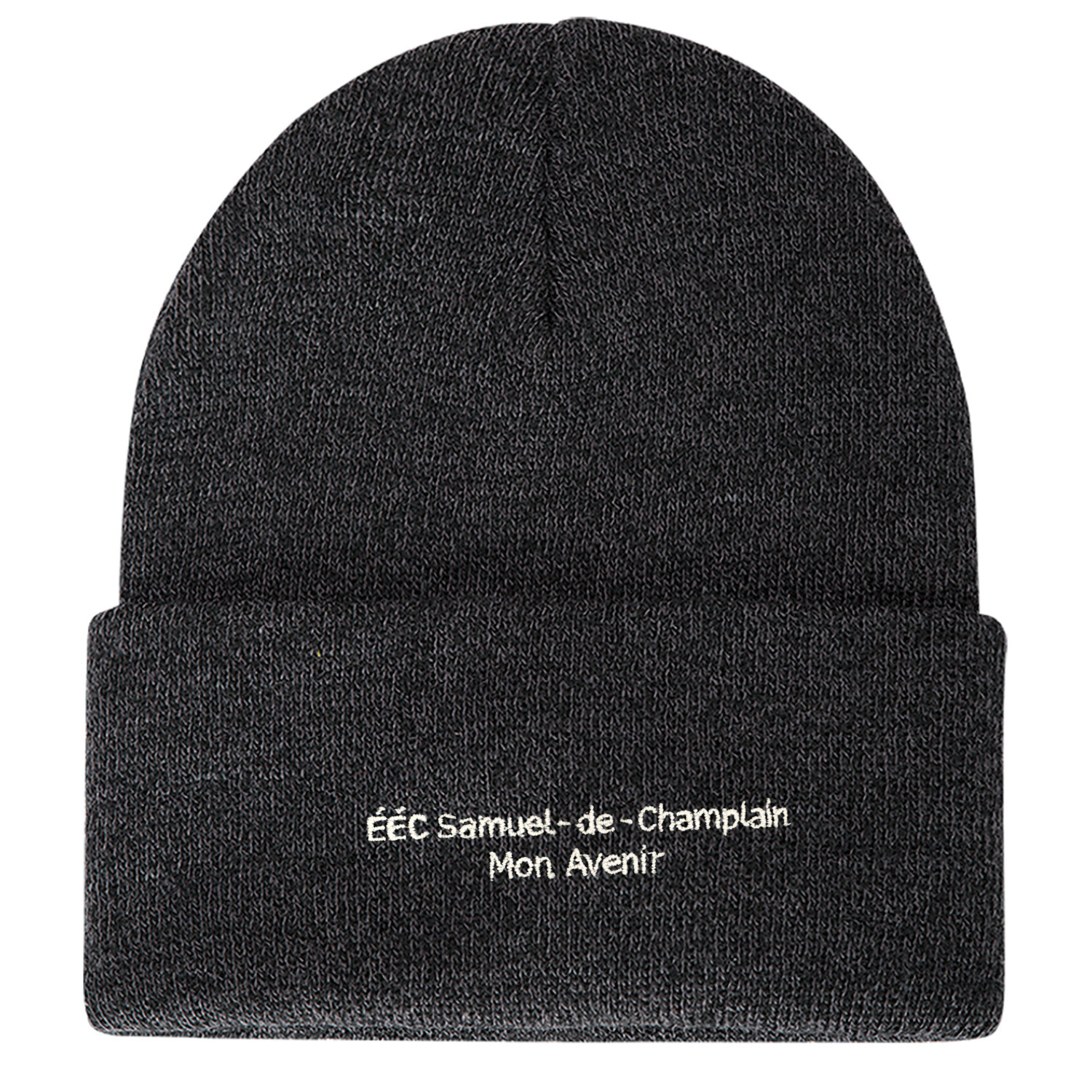 Adult Toque - Heather Black -Back.png