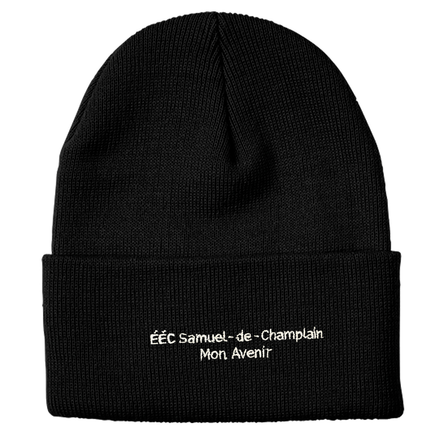 Adult Toque - Black - Back.png