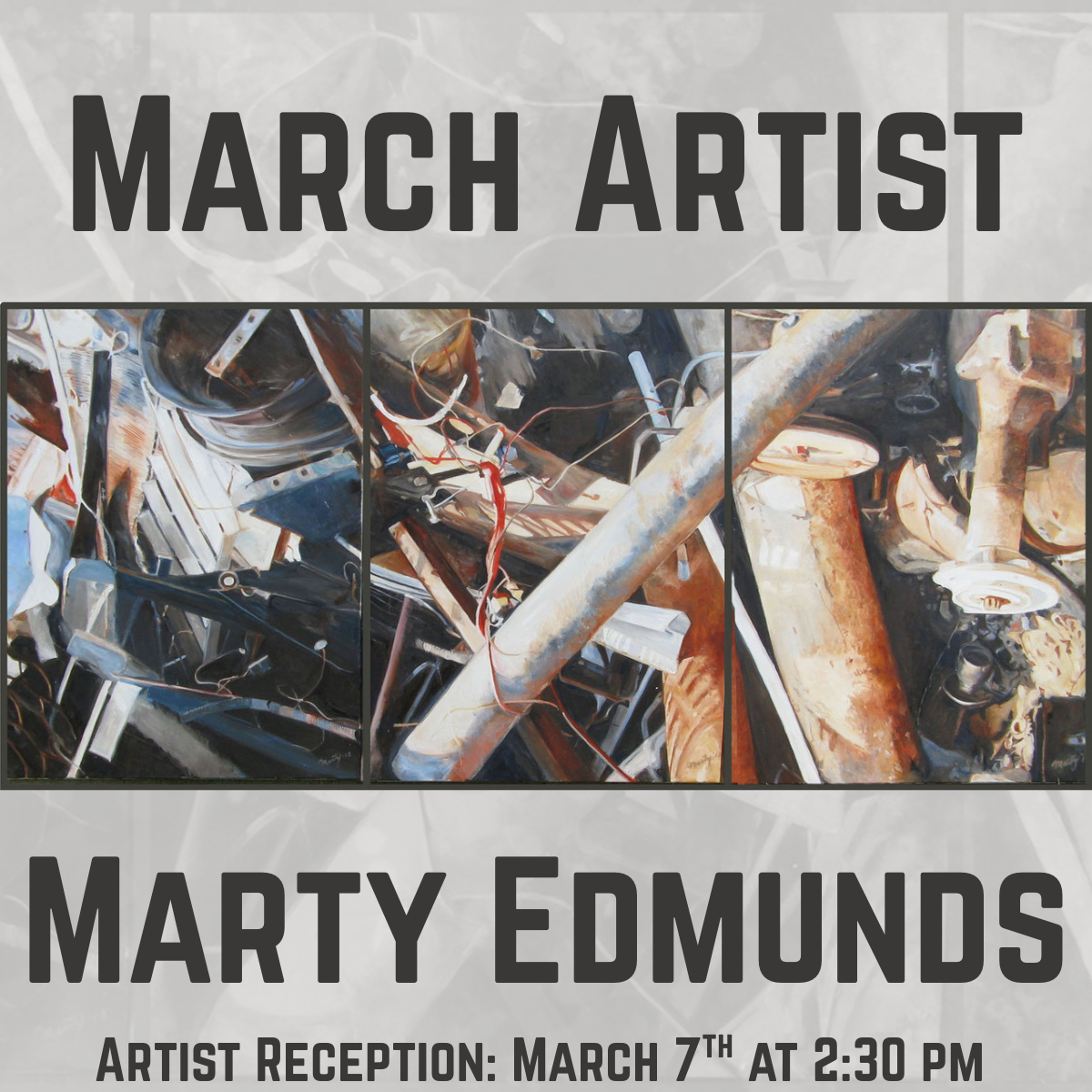 March Artist Reception: Marty Edmunds