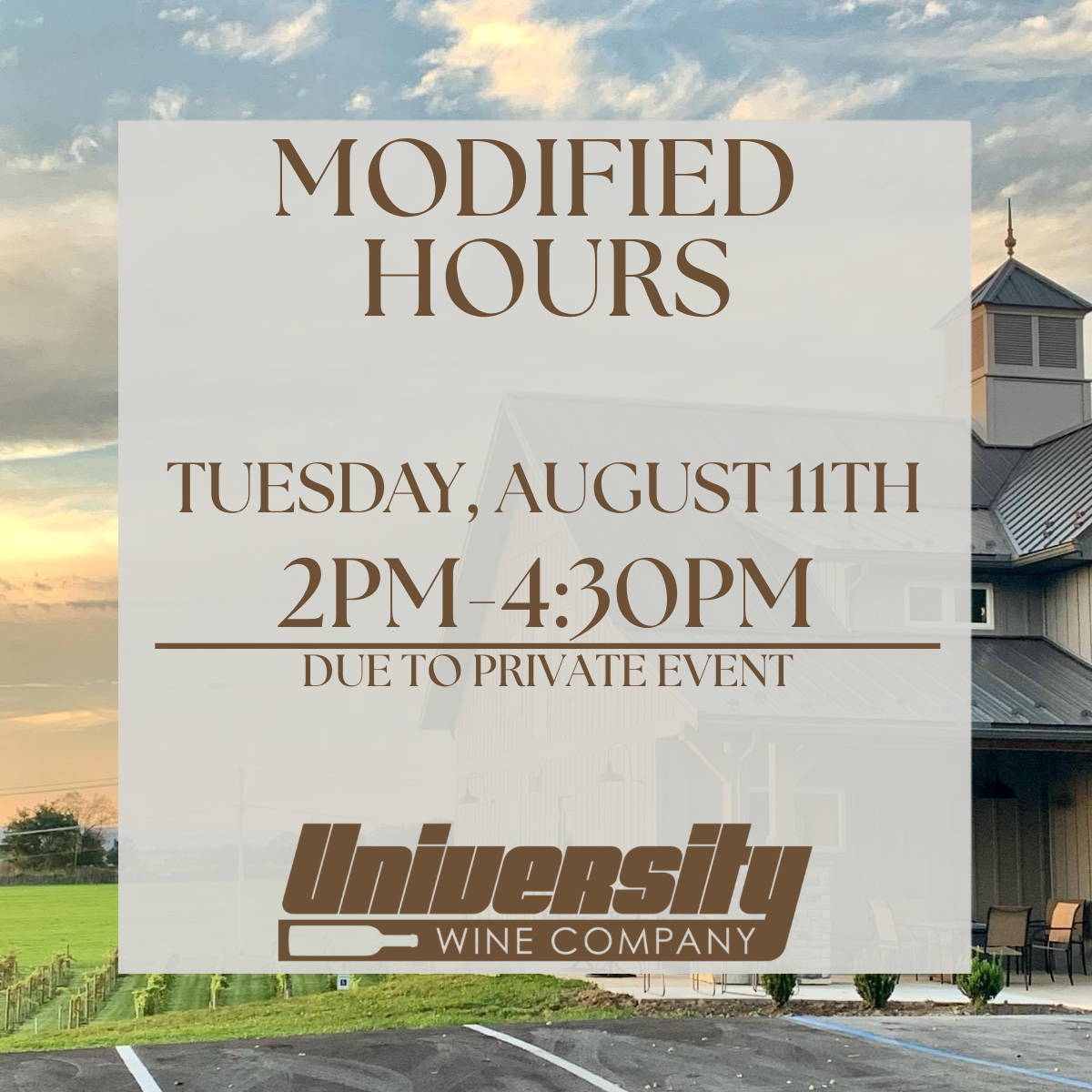 Modified Hours