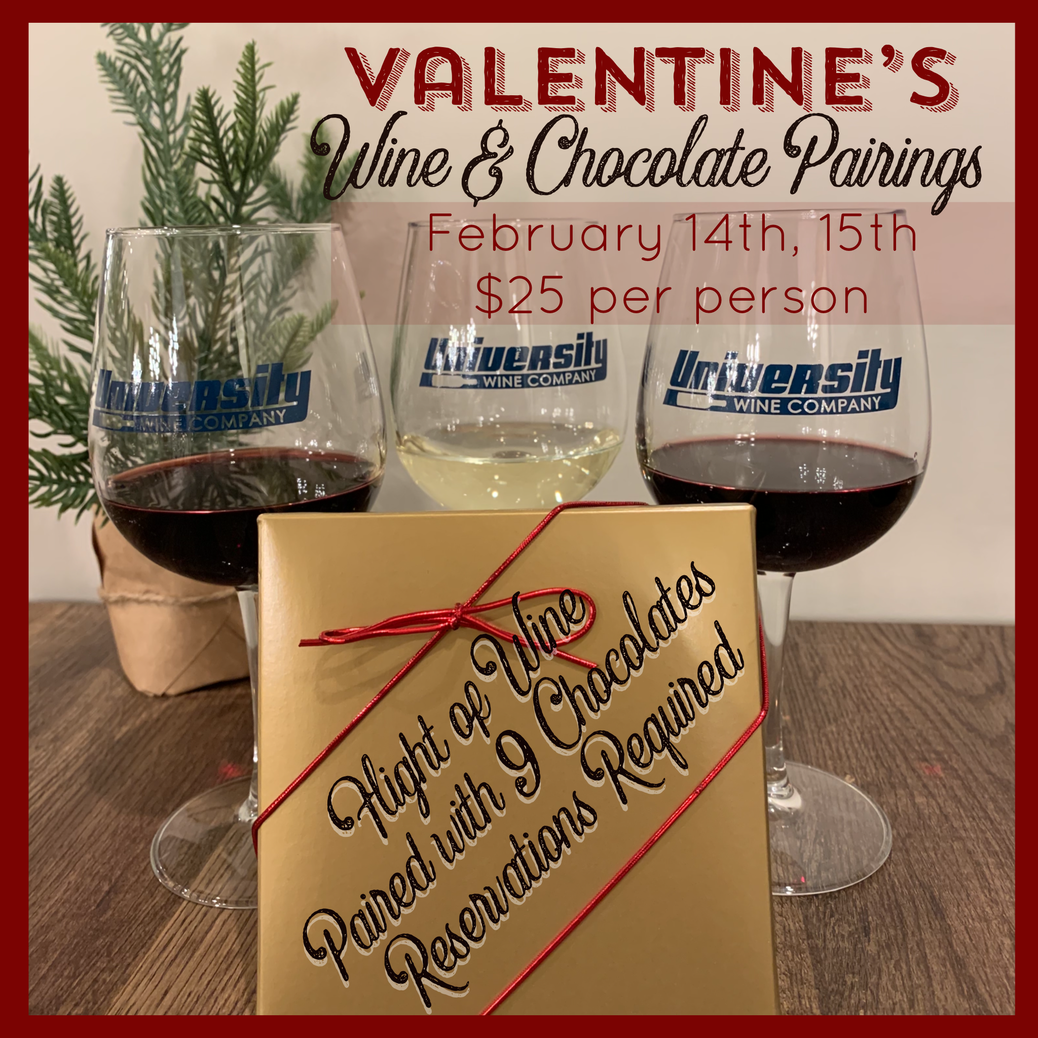 Valentine's Wine & Chocolate Pairing 2026