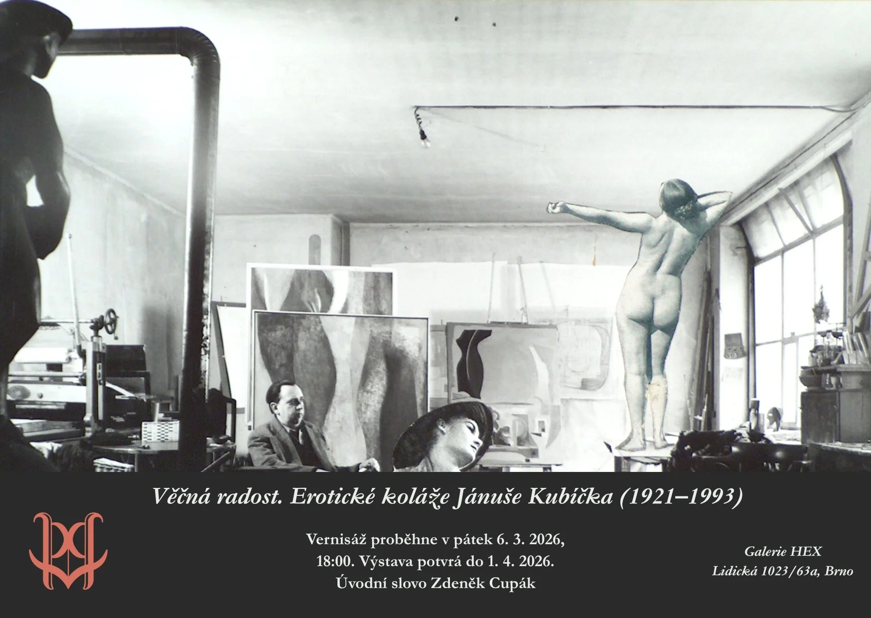 Vernisáž výstavy Věčná radost. Dílo Jánuše Kubíčka