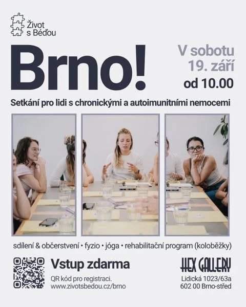 Život s Béďou - setkání pro lidi s chronickými autoimunitními nemocemi