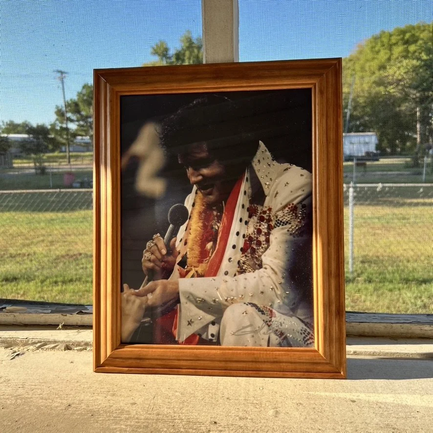 Framed Elvis print
