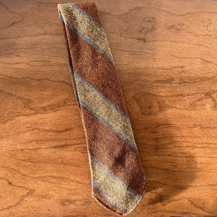 Adams Row wool necktie