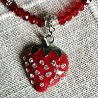 Strawberry necklace
